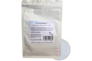 Trustleaf 1kg Bag of Decorative White Silica Sand - Art and Crafts, Aquariums