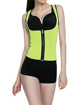 Evedaily Donna Modellante Canottiera Shapewear Anti-allergico Neoprene Snellente Dimagrante Sauna Gilet Fitness...