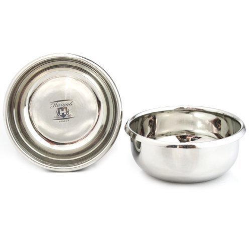 Haryali London Classic Stainless Steel Shaving Bowl