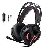 En este auricular para juegos, todos los puntos de contacto están hechos de materiales suaves pero duraderos, diadema ajustable extremadamente suave y cojín de proteínas de ventilación para una mayor comodidad de juego.El acolchado de espuma con memoria súper ligera proporciona una excelente experiencia de juegos para un uso prolongado.