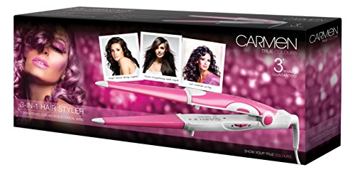 Carmen C81024P 3-in-1 Hair Styler - Pink