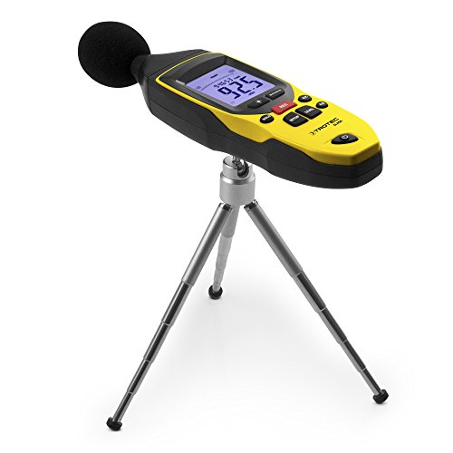 TROTEC Schallpegel-Messgerät SL400 mit Datenlogger-Funktion (bis zu 32.700 Messwerte) mit USB-Anschluss und 3,5 mm Klinkenbuchse / Inklusive Kalibrierzertifikat, Mini-Stativ und Transportkoffer - 7