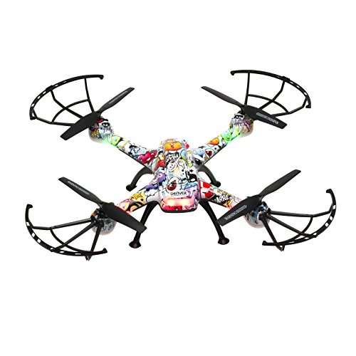Preisvergleich Produktbild Denver DCH-460 Drohne, Überwachungskamera, 360 ° - Flip-Funktion, Mehrfarbig