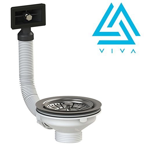 VIVA BASKET STRAINER WASTE WITH SQUARE OVERFLOW 40MM by Viva