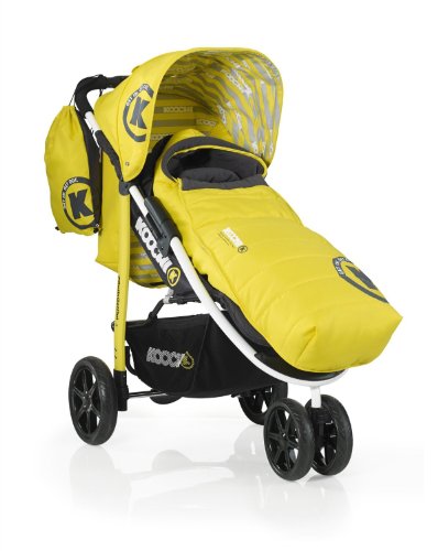 Koochi Pushmatic Stroller - Primary Yellow