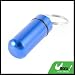 Produktbild Pillendose Schlüsselanhänger Aluminium Medikamenten, Karton, Blau