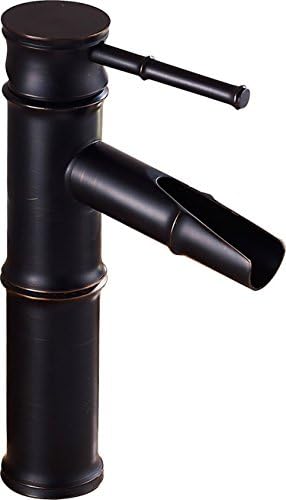 XiaofatYA--Stylish simplicity Faucet,tap,Bronze anodized Black Chrome red bronze Tsing bronze 4.5-60s section 3 single hole basin in the black bulbul bronze Section ii