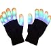 Produktbild Joyoldelf LED Beleuchtung Handschuhe, 7 Farben Spielzeuge Finger Beleuchtung Tanzhandschuhe für Junge Mädchen Weihnachten Geburtstag Osterfest,1 paar
