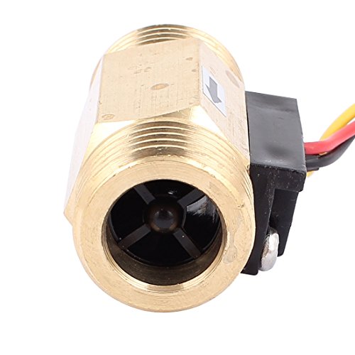 G1/2″ Gewinde Hall Durchflussmesser Durchflusssensor Schalter1-30L/min 44mm Lang - 3