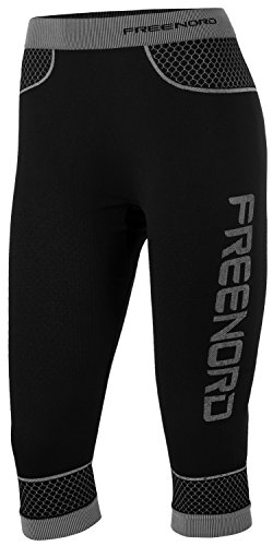 FITTECH ACTIVE Damen Thermoaktiv Laufhose Sporthose 3/4 Fitness Pilates Outdoor Radsport Running - 4