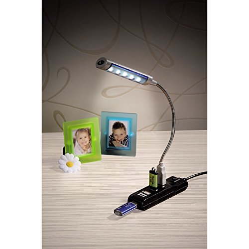 Hama 4-Port USB-2.0 Hub mit Ein-/Ausschalter, kompatibel auch mit Windows 10, schwarz/silber - 2