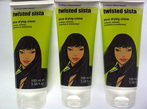 3 x Twisted sista 100 ml, secado Diente Crema
