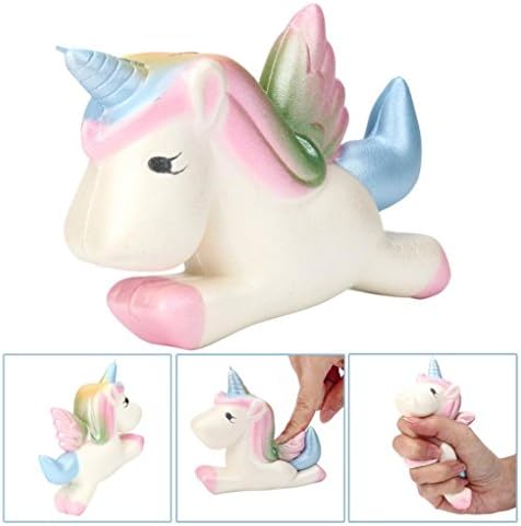 Squeeze Toys, TUDUZ Funny Creative Jumbo Sheep Squishy Cute Alpaca Galaxy Super Slow Rising Scented Fun Animal Toys Collection Cure Gift For Stress And Anxiety Relief, Adhd, Autism, Edc Toys For Kids (B)
