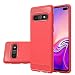 Produktbild MMLC Silikon Hybrid Case Weiche TPU Schutzhülle Hülle für Samsung Galaxy S10 6.1inch (RED)