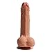 Produktbild SEYOU Realistischer Dildo für Frauen mit Starke Saugnapf, Weichen Silikon Dildo für Anal Anfänger Geeignet (7.08inch*1.5inch)
