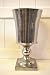 Produktbild Vase Bodenvase Aluminium rustikal Metall Pokal Shabby antik-silber ca. 36cm Höhe