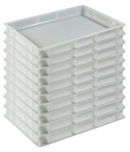 10 Stk Pizzaballenbehälter Euro-Box Eurobox Aufbewahrungsbox 60x40cm Gastlando