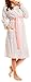 Happy Mama Women's Maternity Nightie Robe Hospital Set Nursing Nightshirt. 385p (Coral, UK 16, XL)