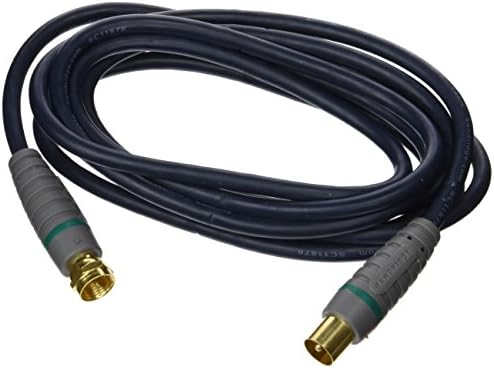 Bandridge 1m F-Connector Male to IEC Coaxial Male Satellite Cable