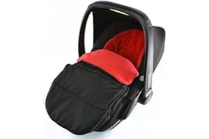 FOR YOUR LITTLE ONE Universal Car Seat Footmuff to Fit Maxi COSI Pebble Fire Red