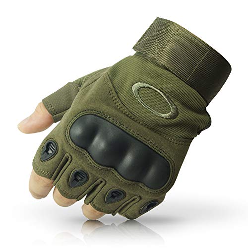 NIRVA WITH DEVICE OF WOMEN PICTURE Tactical Half Finger Gloves for Sports,Hiking,Cyclling,Travelling,Camping,Outdoor (Size XL)