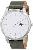 Lacoste Herren Analog Quarz Uhr mit Leder Armband 2010967
