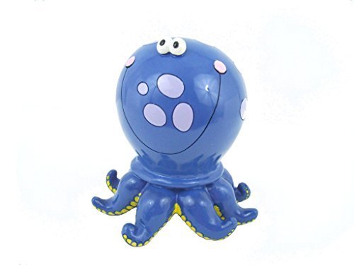 Preisvergleich Produktbild Blue Polka Dot Octopus Savings Money Bank Piggy by Private Label