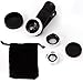 Produktbild 3 in 1 Lens 180 Grad Fischaugenobjektiv Fischaugen Fisheye Objektiv Weitwinkel Makro Kamera Linse Set Adapter Fuer Handy Samsung Smartphone Tablet Apple iPhone 4 4S 5 5S 6S 6 Plus Schwarz Silber Blau Dunkelrot Gold