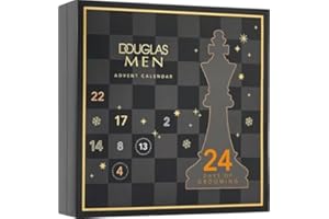 TRADIERO DOUGLAS Collection Beauty Adventskalender 2025 Man - 24 Pflege Beauty Kosmetik Advent Kalender für den Mann, Weihnachtskalender für Herren + Fusspflegeset