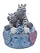 Sibling New Baby Brother / Big Sister One Tier Blue Zebra Nappy Cake Baby Gift with FREE UK Delivery