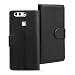 Produktbild Huawei P9 Bookstyle Hülle, Conie Mobile PU Leder Schutzhülle Handytasche Bookcase Tasche Premium Klapphülle in Schwarz
