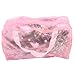 HENGSONG Transparent PVC Makeup Bag Toiletry Travel Wash Cosmetic Bag (Pink)