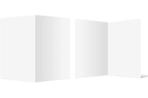 KARTENECKE.DE 200 Blanko Klappkarten DIN A5 hoch 210x148mm Bilderdruckpapier 300g/qm Set Papier wählbar