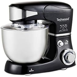 Techwood Robot Pétrin-5L-1000W, Noir