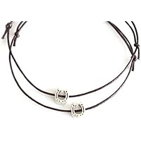 Freundschaftsarmbänder silbernes Hufeisen