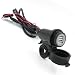 Produktbild WINOMO Motorrad USB Ladegerät Griff Bar Dual USB Socket Mount mit Sicherungsdrähten