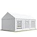 Produktbild TOOLPORT Party-Zelt Festzelt 3x6 m Garten-Pavillon -Zelt 500g/m² PVC Plane in weiß Wasserdicht