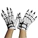 Produktbild Wanfei White Ghost Handschuhe, Halloween Horror Ghost Handschuhe Horror Spooky Cosplay Requisiten Maskerade Party Horror Hände White Ghost Handschuhe