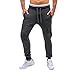 Produktbild Dragon868 Herren Hosen Taschen Jogginghose Slacks Sportwear Baggy lang Jogginghose (Dunkelgrau, L)