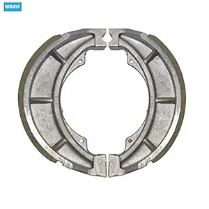 NIKAVI BSS03 Brake Shoe Set Compatible for Passion Pro -Rear