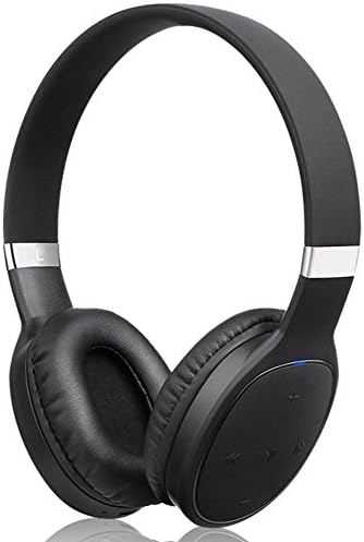 Wireless Headphones Over Ear, Bluetooth 4.1 On-Ear Headset with Mic, Lightweight Rechargeable Hi-Fi Stereo Earphone, Wired and Wireless Adjustable Headsets for Cell Phone