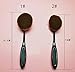 Tonsee 10Pcs Pro Foundation Brush Set Powder Blusher Toothbrush Curve Cosmetic Makeup Tool (10Pcs)