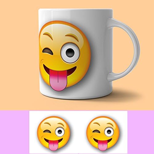Smilie Emoji Mug - Wink