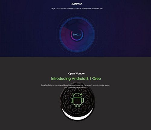 ELEPHONE A4 - 5,85 Zoll HD + (19: 9 Notch-Bildschirm) Android 8.1 4G Smartphone, MT6739 Quad-Core 1,5 GHz 3 GB + 16 GB, 5MP + 13MP Dual-Kamera, 3000mAh Akku - Gold