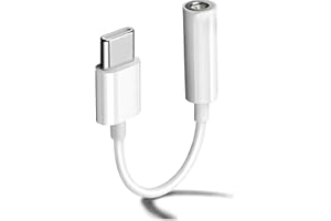 Avigers USB C to 3.5mm Jack, Type C to Headphone Adapter Aux Digital Audio Earphone Adaptor For iPhone 16/15,Samsung Galaxy Pixel, iPad Pro, HUAWEI, Xiaom, and More Type C Devices