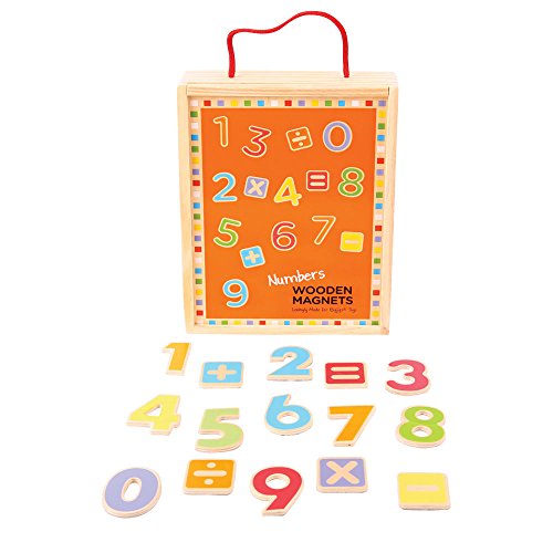 Bigjigs Toys Magnetische Holzzahlen