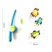 YIXIN Bath Fishing Toy with Floating Fish Enjoy Bathing Fun Time Fishing Game Great Gift for Boys Girls for 3 Years Old Early Education,Color Random Delivery