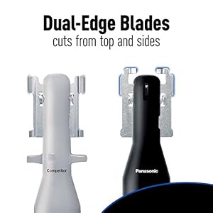 Panasonic Nose Hair Trimmer and Ear Hair Trimmer ER430K, Vacuum Cleaning System, Men's, Wet/Dry, Battery-Operated - Image 4