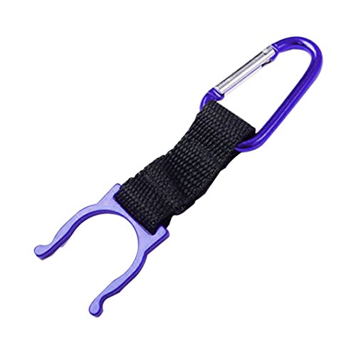 Outdoor-Camping-Karabiner Wasserflasche Schnalle Haken-Halter Clip Hanging Schnalle-Silber