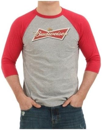 Budweiser Logo Raglan X-Large